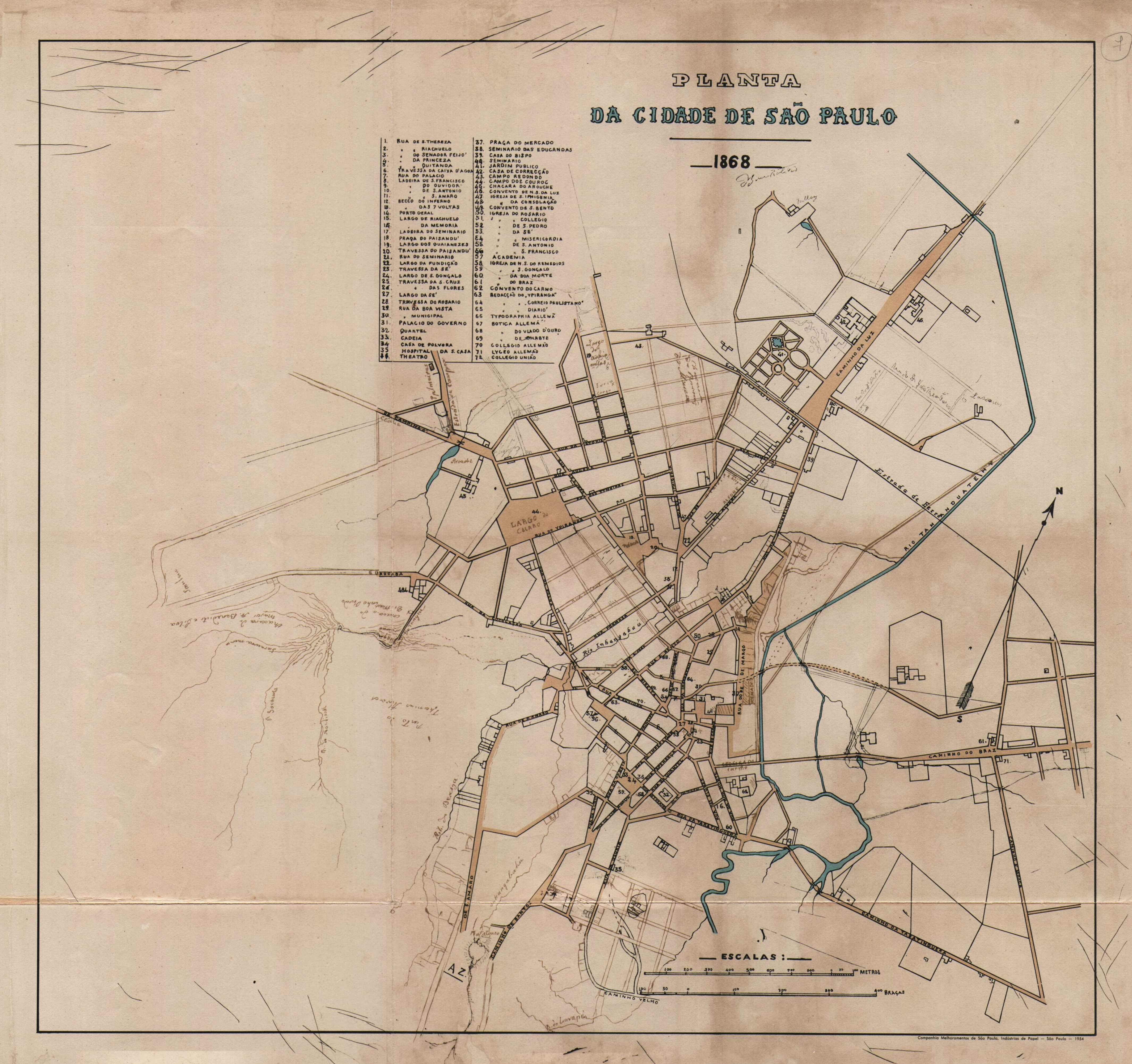 Planta da Cidade de São Paulo